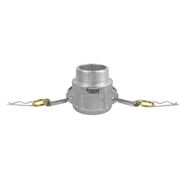 Acople de  aluminio tipo B 2 PLG